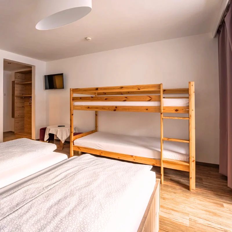 Shared multi-bed room at Village Hotel Olympia